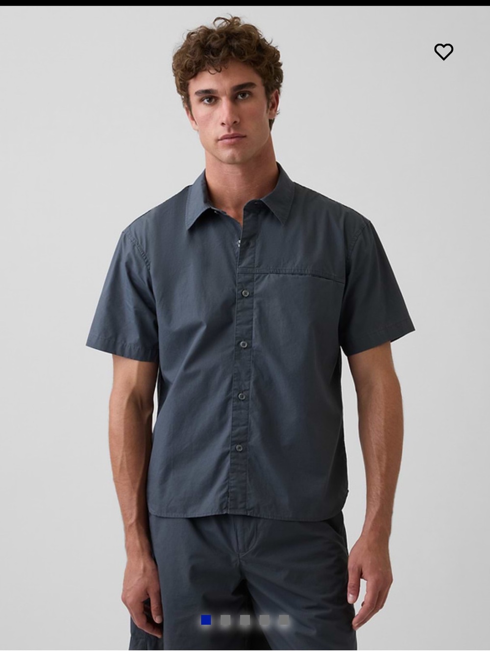 NWT Gap Poplin Relaxed Shirt